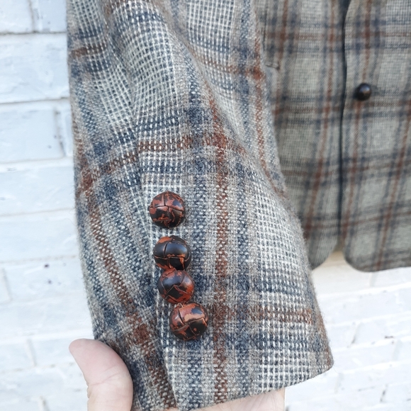 Vintage Andhurst Plaid Jacket Sport Coat - Picture 7 of 9